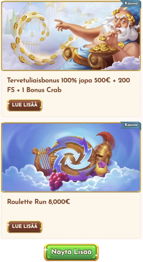 BetHall Casino bonukset ja kampanjat